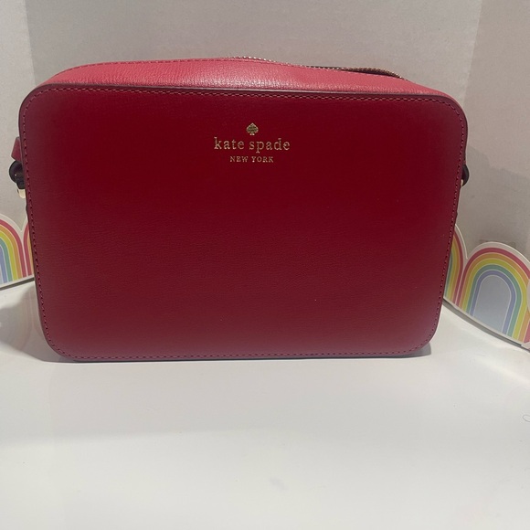 kate spade Handbags - kate spade Vibrant Red Crossbody Bag NWOT